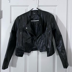 Black Faux Leather jacket